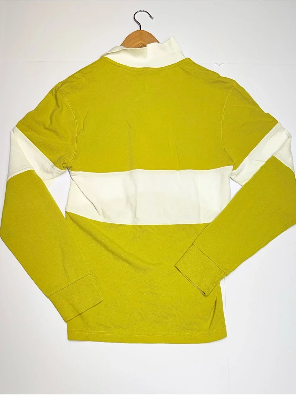 Nike Tennis Polo Nikecourt Colorblock Saffron Long Sleeve Mens XS HQ1748-389
